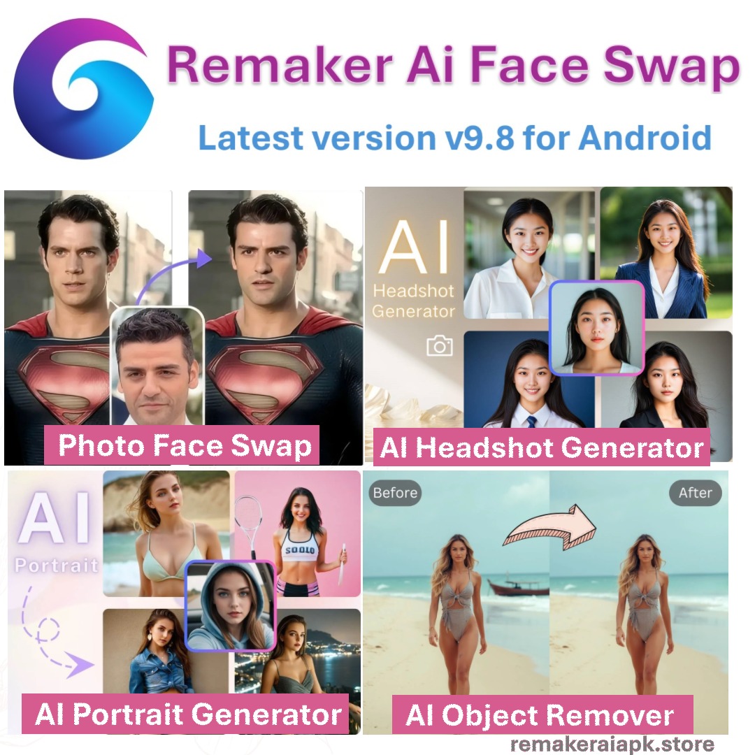 Remaker Ai Face Swap v9.8 (23MB) Update 2025 for Android 10+